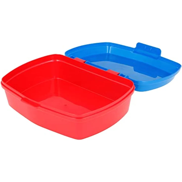 Tinisu Sonic the Hedgehog Lunchbox, Brotdose aus Kunststoff mit 17cm x 14cm x 4cm Größe – Bild 3