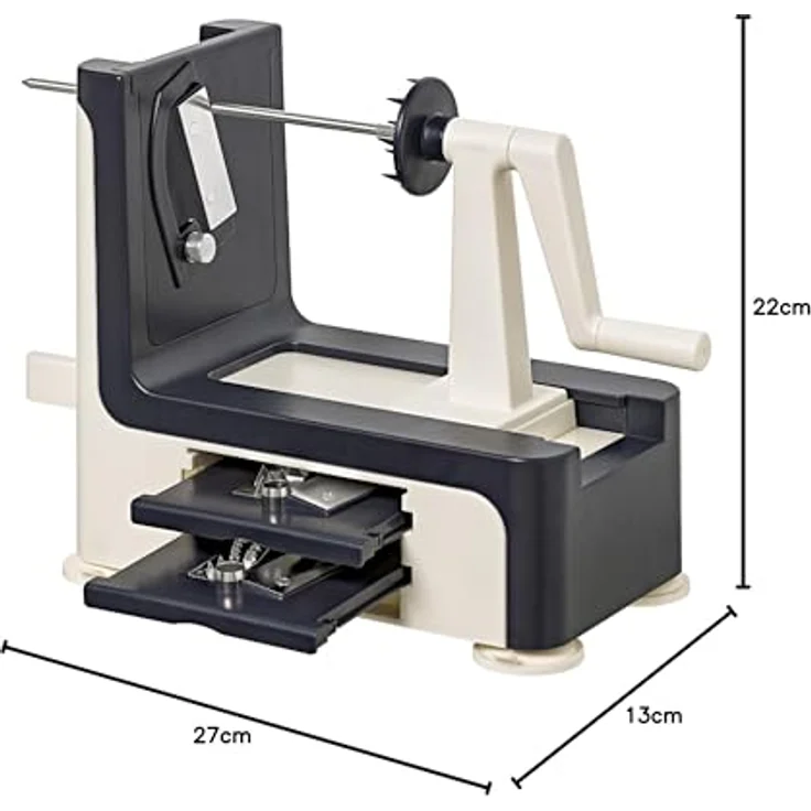 Lurch 10301 Super-Spiralschneider, Hobel, Schneider & Reiben, Edelstahl-Klingen – Bild 15
