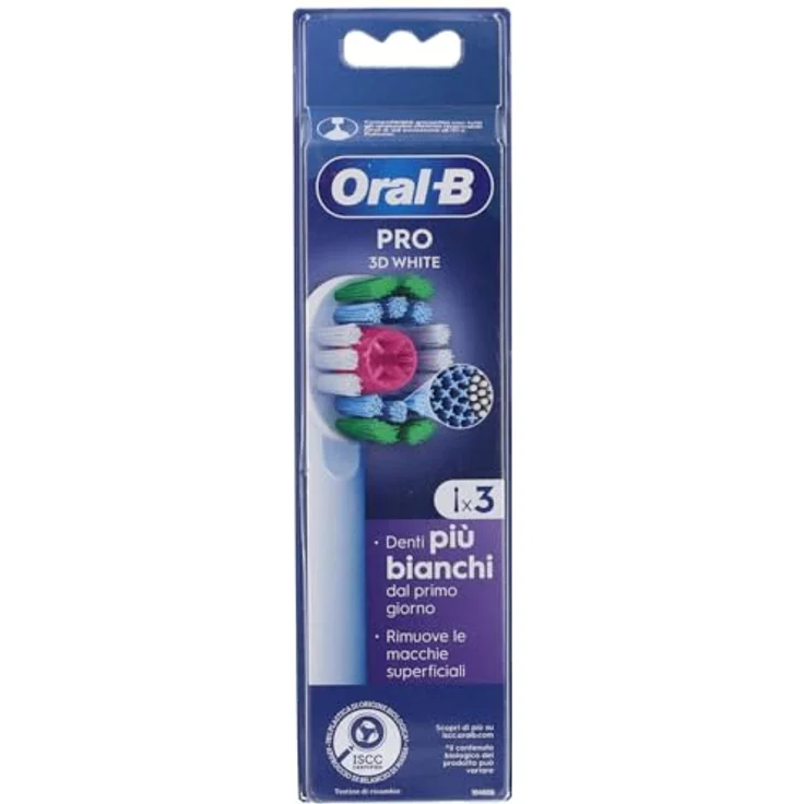 Oral-B 3D White, elektrische Zahnbürstenköpfe mit Polierschale zur Fleckenentfernung, 3er Pack – Bild 3