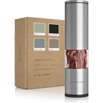 LARS NYSØM Chilimühle mit Edelstahl Schneideblatt von Grob bis Fein I Design Gewürzmühle (Stainless Steel)