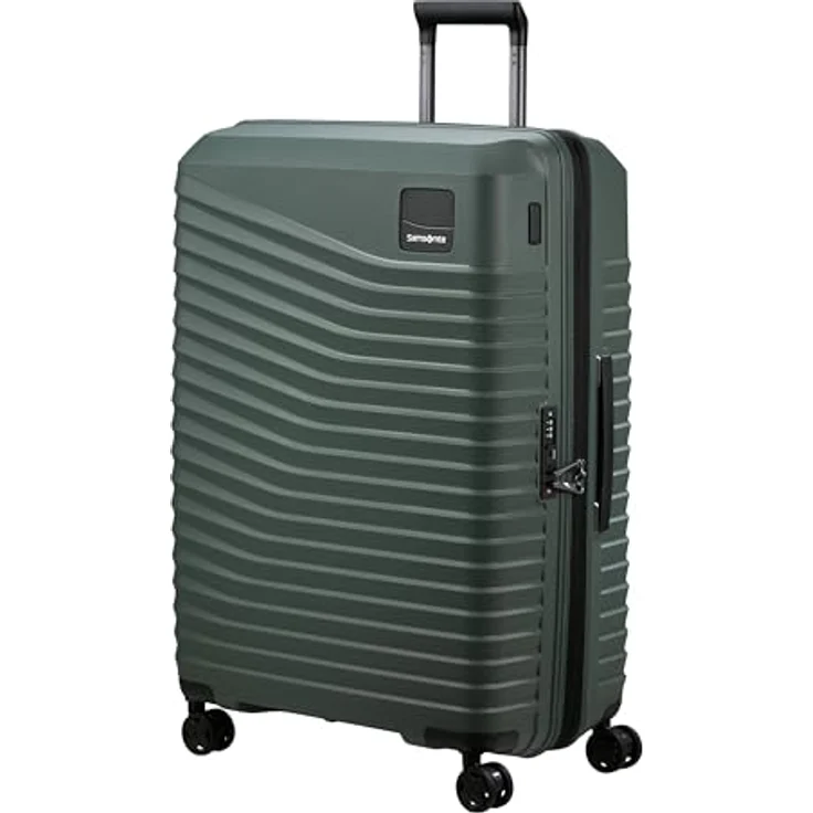 Samsonite Intuo Spinner L, Erweiterbarer Koffer, 75 cm, 105/115 L, Olive Green – Bild 1