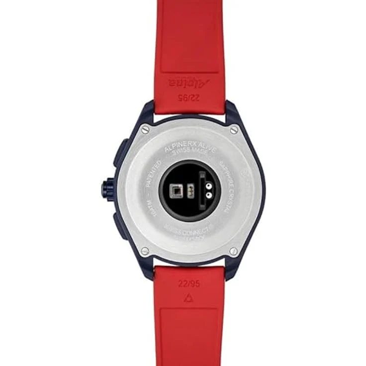 Alpina Herren Analog-Digital Quarz Uhr mit Gummi Armband AL-284LNRW5NAQ6 – Bild 2