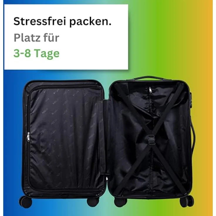 NOWI Hartschalen-Trolley Santa Cruz de Tenerife, 4 Rollen, ABS – Bild 4