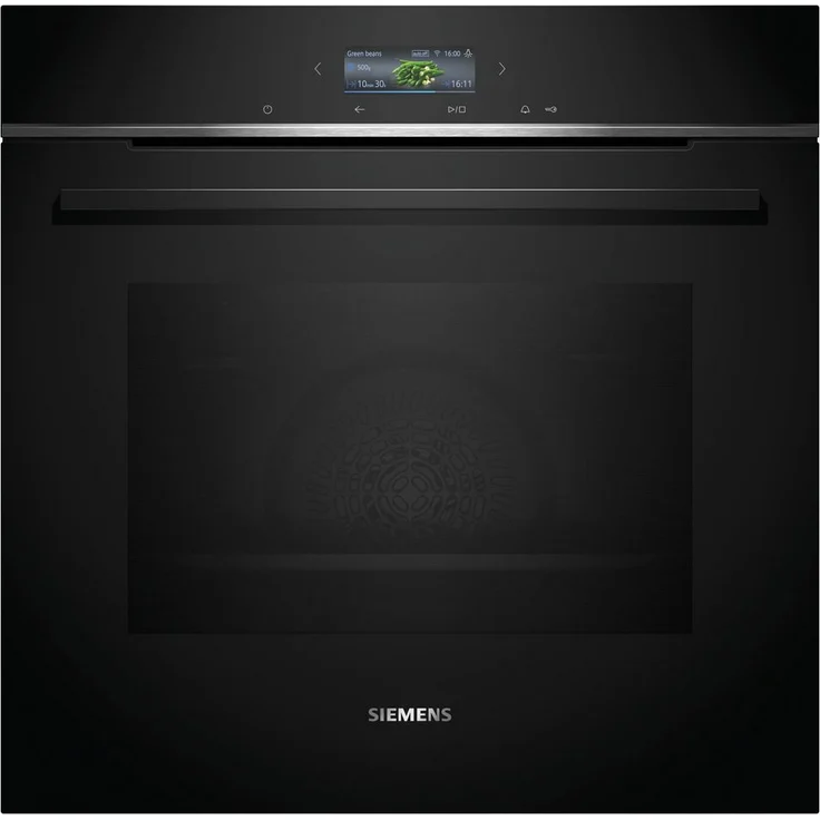 Siemens iQ700 HB774GLB1 Einbaubackofen, 60 x 60 cm, Schwarz, Edelstahl, 71 L, AutoClean, Lieferung zum Aufstellungsort