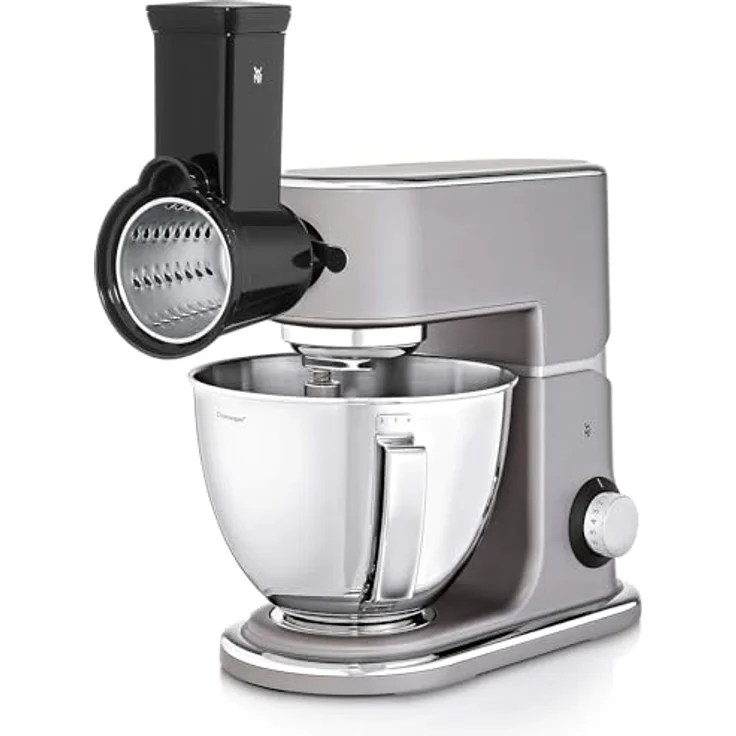 WMF Profi Plus Gemüseschneider 4-teilig, Cromargan Edelstahl, 4 Schneideinsätze für Gemüse, Obst, Käse, für und Küchenminis Küchenmaschine – Bild 3