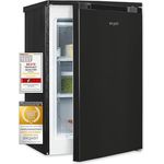 Exquisit Gefrierschrank GS81-051C schwarz | Nutzinhalt: 85 L | 4*-Gefrieren | Standgerät
