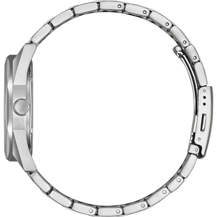 Citizen Eco-Drive Solar Herren-Uhr BM7620-83Y, Edelstahl, analoges Zifferblatt in Moosgrün, Kalenderfunktion – Bild 2