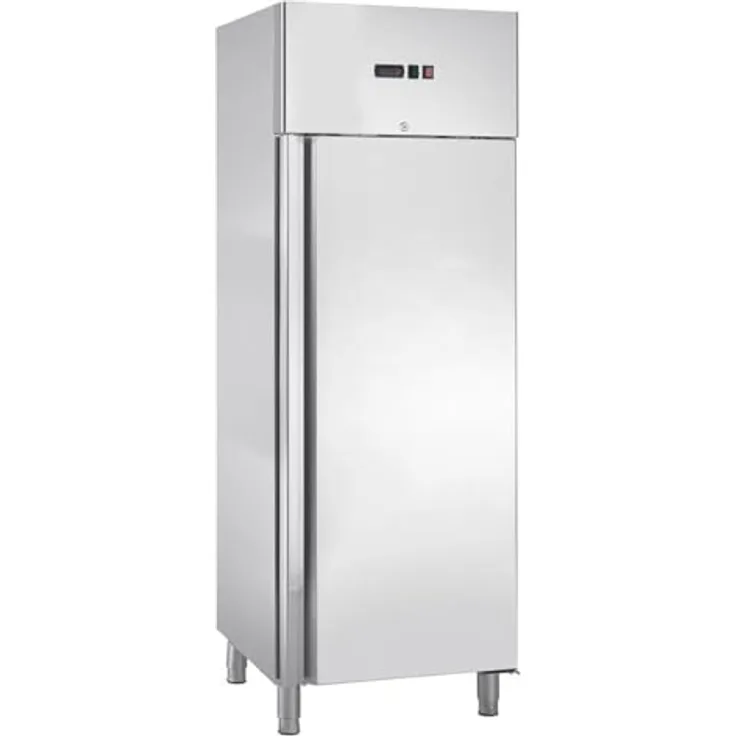 GASTROHERO Tiefkühlschrank 400 GN 1/1, 429 Liter, Edelstahl, mit 20 Einschüben und digitalem Thermostat