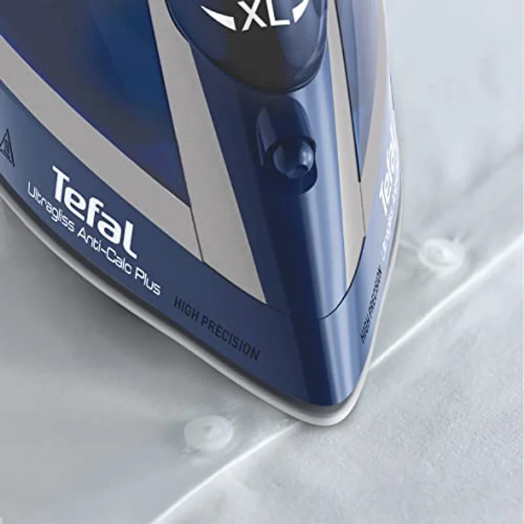 Tefal FV6830 Ultragliss Anti-Kalk Plus Dampfbügeleisen, 2800, Blau-Weiß – Bild 4