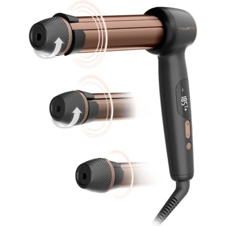Rowenta Twist Curl Lockenstab, 3-in-1 mit verstellbarem Schaft (27/32/38 mm) und 4 Temperatureinstellungen (150-210 °C) – Bild 4