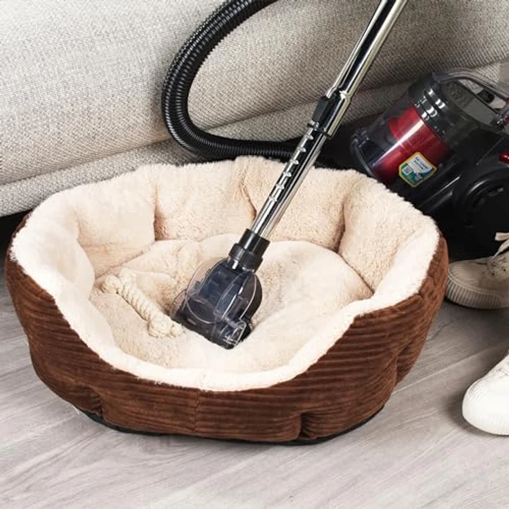 Beldray BEL0700TBVDE kompakter Zylinder-Staubsauger – PET Plus+ beutelloser Vac, leichter Teppichreiniger, Turbo-PET-Bürste, Fugendüse/Bürstenwerkzeuge, 2-l-Behälter, waschbarer HEPA-Filter, 700W, Rot – Bild 4