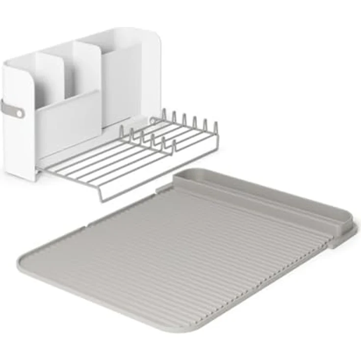 Umbra Trockenständer Sling, platzsparendes Abtropfgestell in Weiß/Grau – Bild 3