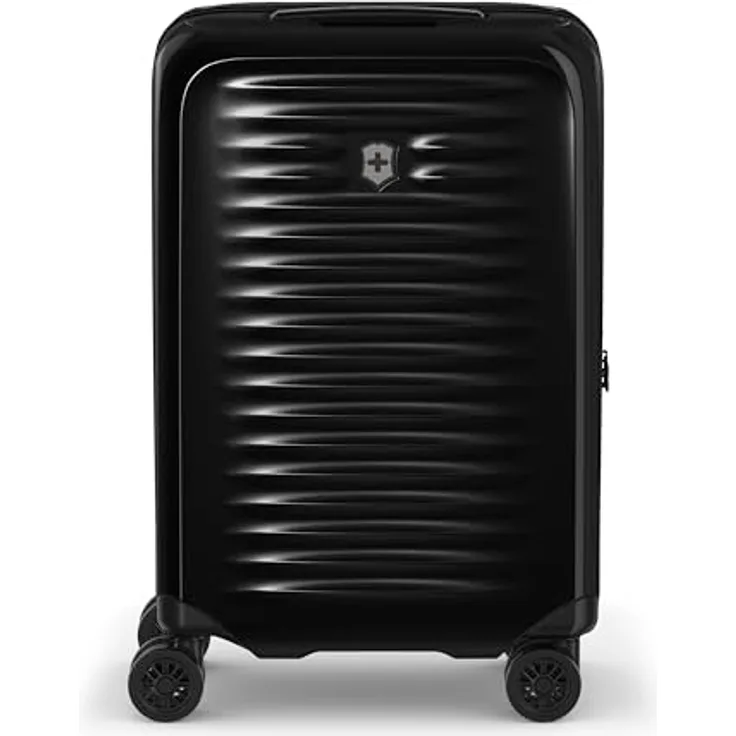 Victorinox Airox Frequent Flyer Hardside Carry-On, leichter Handgepäckkoffer aus robustem Polycarbonat, 34 l, 35 x 23 x 55 cm, Schwarz