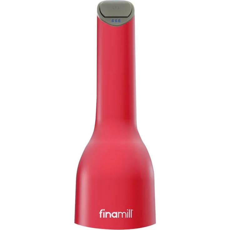 FinaMill FinaMill One sangria mit zwei FinaPod Pro Plus Wiederaufladbar, Pfeffermühle + Salzmühle