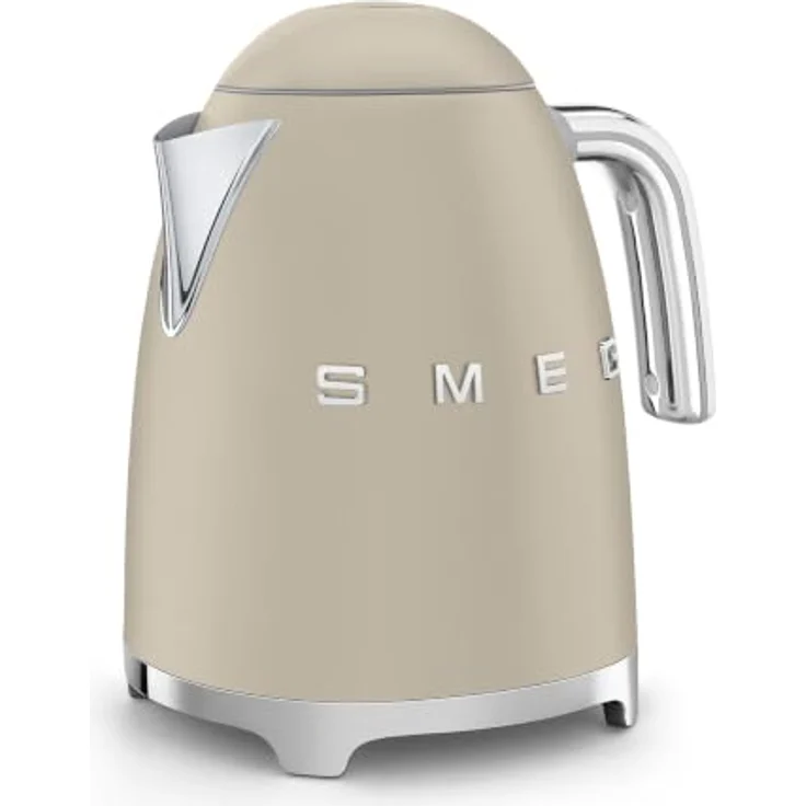 Smeg KLF03MLMEU 1.7L Wasserkocher, Edelstahl, Soft-Opening-Kannenverschluss, herausnehmbarer Anti-Kalkfilter, automatische Abschaltung, 2400W, Moonlight – Bild 4