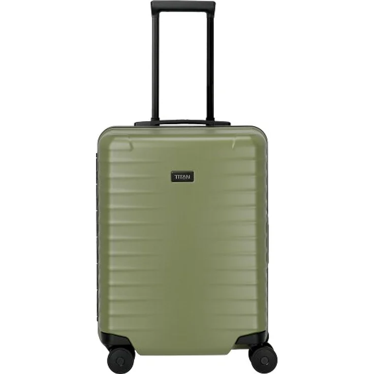Titan Overseas Kabinentrolley S 55 cm, 4 Rollen, 100% Polycarbonat, forest green