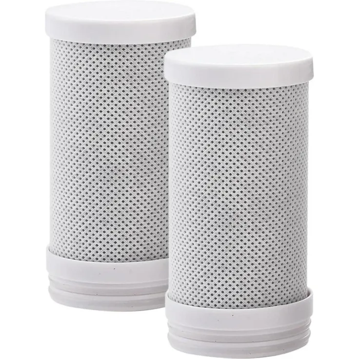WOOLUCK 2 Filterelemente für Wasserfilter-Hahn, 13-stufige Filtration, entfernt Blei, Chlor und Schwermetalle, lebensmittelechtes ABS-Material
