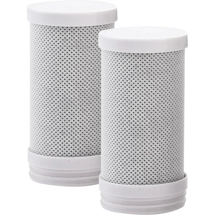 WOOLUCK 2 Filterelemente für Wasserfilter-Hahn, 13-stufige Filtration, entfernt Blei, Chlor und Schwermetalle, lebensmittelechtes ABS-Material