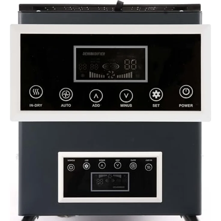 Wiltec Bautrockner WDH 50, Entfeuchter bis 50 l/Tag, 650 W mit 7 l Tank und 24h Timer, ideal für Wasserschäden – Bild 5