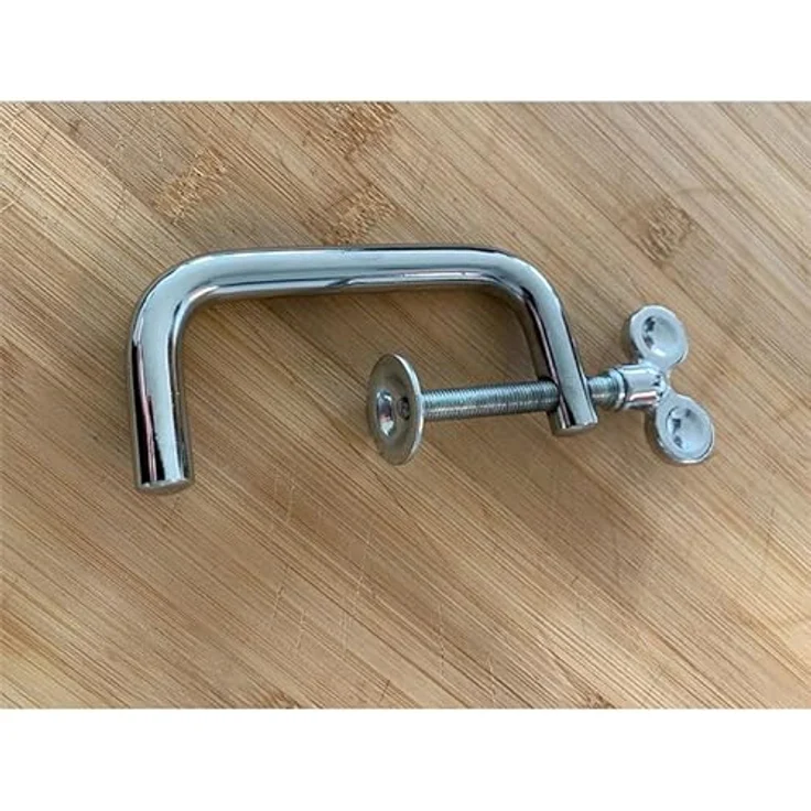 Marcato OT21-150-CHS Nudelmaschine aus Aluminium und Wengeholz, Champagner, 7-stufiger Teigregler, für Lasagne, Fettuccine und Tagliolini – Bild 3