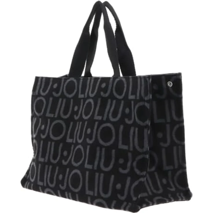 Liu Jo Shopper Tasche L, 40 cm, schwarz, 100% Polyester, Maße: 40 cm x 16 cm x 30 cm – Bild 4