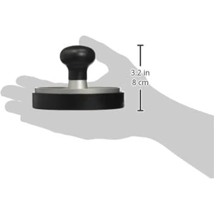 Westmark Hamburger Maker Uno, Schwarz-Silber, Innendurchmesser 11 cm – Bild 11