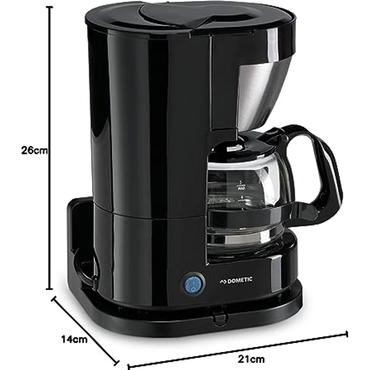 Dometic PerfectCoffee MC 054, Reise-Kaffeemaschine, 24 V, 300 W, für LKW, schwarz – Bild 5