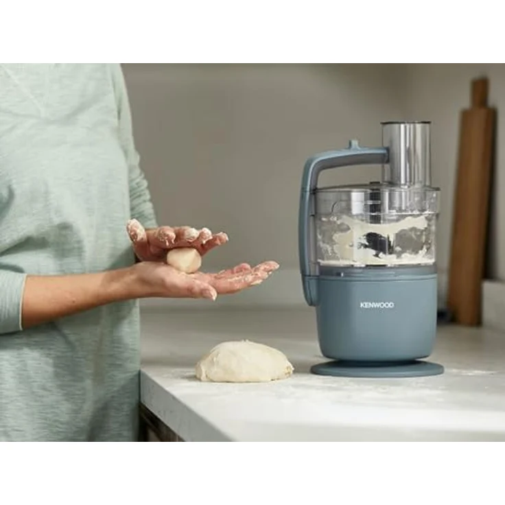 Kenwood MultiPro Go FDP22.​000GY, Küchenmaschine mit 650W Motor, Storm Blu, 1.3L Schüssel, püriert, knetet, reibt und schneidet – Bild 5