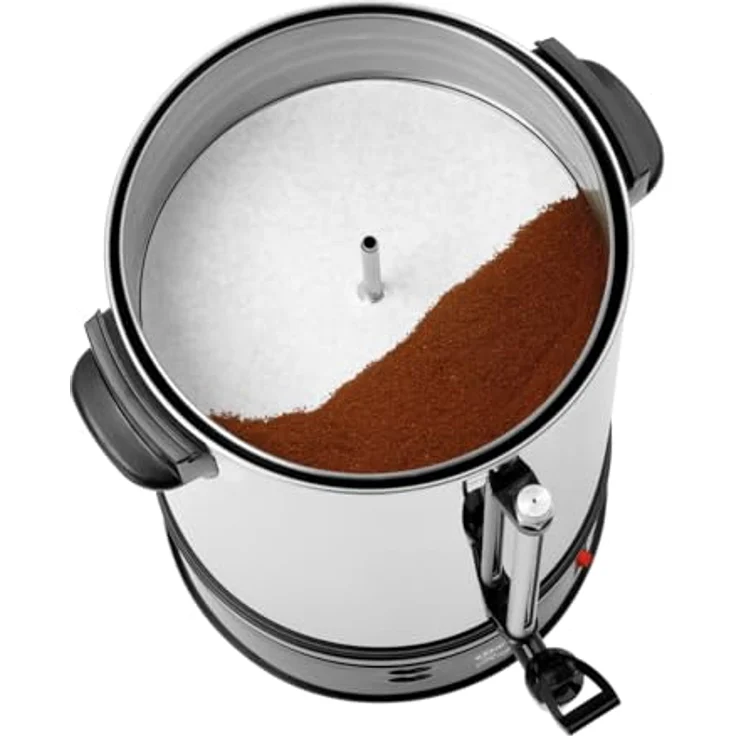 Bartscher Kaffeemaschine Regina Plus 90, 14 l, Edelstahl, für bis zu 90 Tassen, mit Warmhaltefunktion, entkalkbar, für Gastronomie – Bild 5