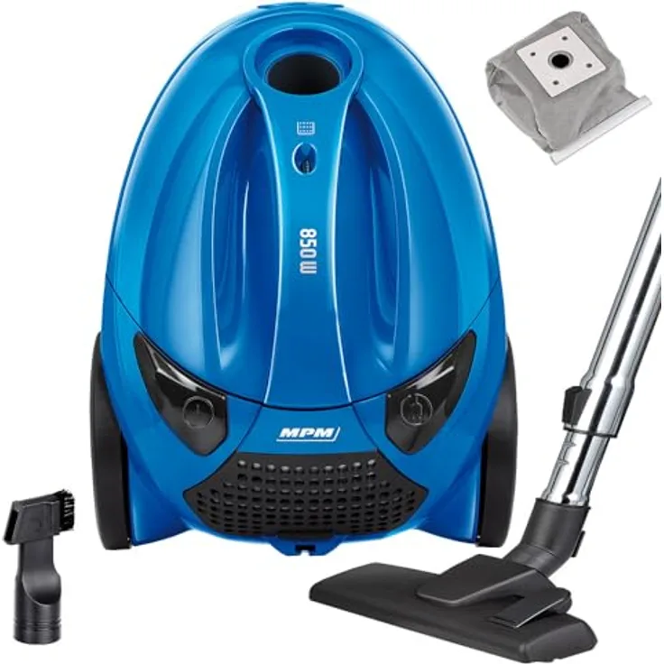 MPM MOD-53, Beutelstaubsauger Handheld mit starker Saugkraft und leiser Betriebsweise