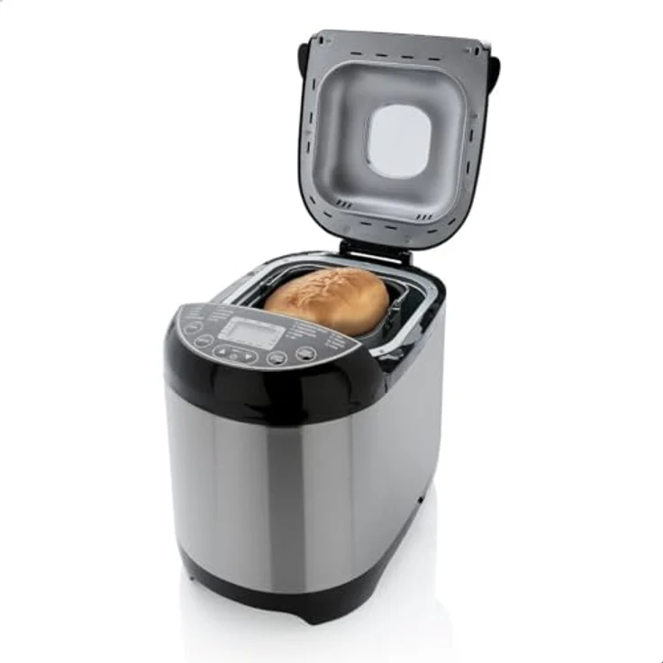 Brabantia BBEK1114 Brotbackautomat, 19 Programme, Edelstahl, mit Warmhaltefunktion und 15-Stunden-Auslösetimer – Bild 1