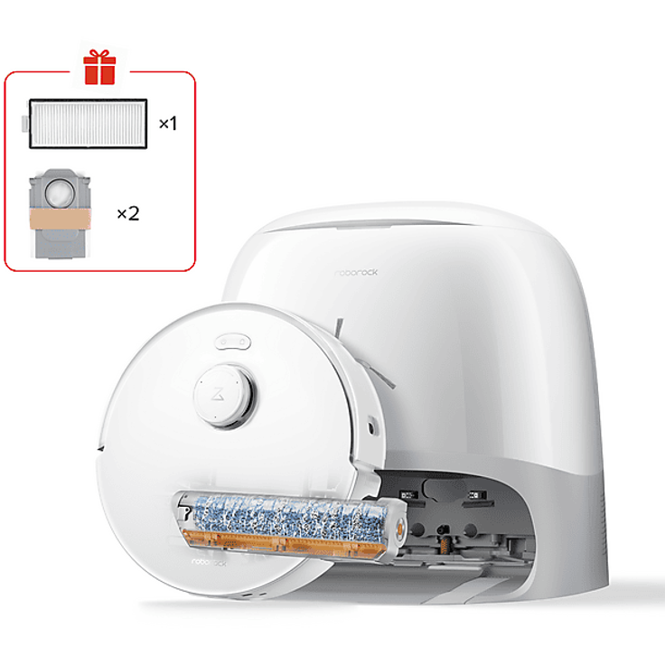 ROBOROCK Qrevo Curv 2 FlowX, Saug‑Wischroboter mit 20.000 Pa Saugleistung, SpiraFlow™-Technologie und KI-gestützter Schmutzerkennung