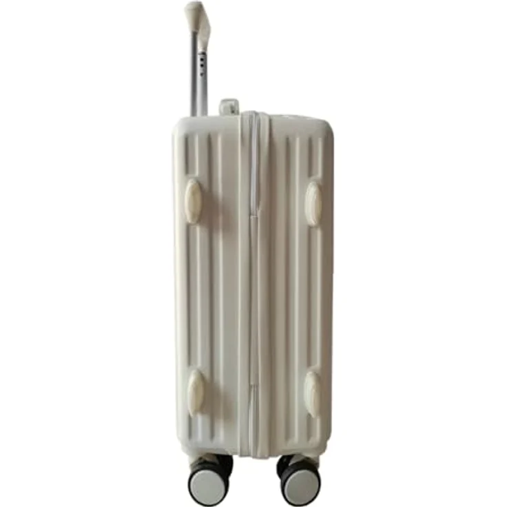 NTK-Collection Leandra, Hartschalenkoffer 2er-Set in Weiß, M (50 l) und L (80 l), mit integriertem Zahlenschloss und leichtläufigen Rollen – Bild 4