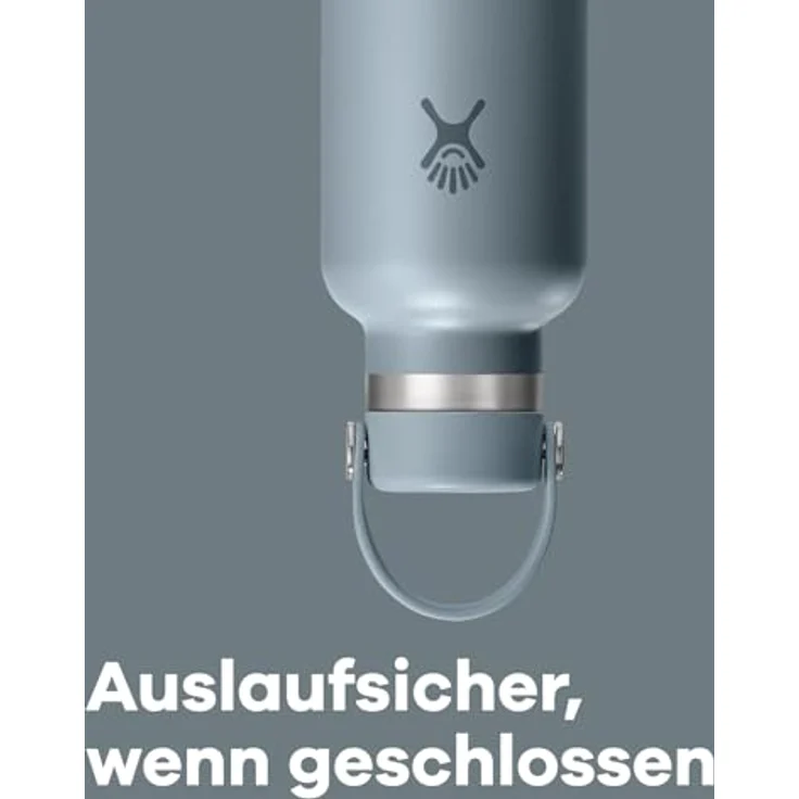 Hydro Flask Standard Flex Cap 710 ml (24 oz) Flasche, Edelstahl, auslaufsicher, Vakuumisoliert für 24 Std. kalt & 12 Std. heiß, Harbor Blue – Bild 5