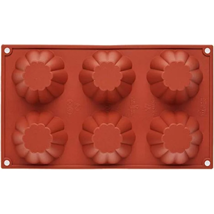 Silikomart 20.034.00.0060 SF 034 BRIOCHETTE CANNELLATA - SILICONE MOULD ø79 H 37 MM – Bild 4