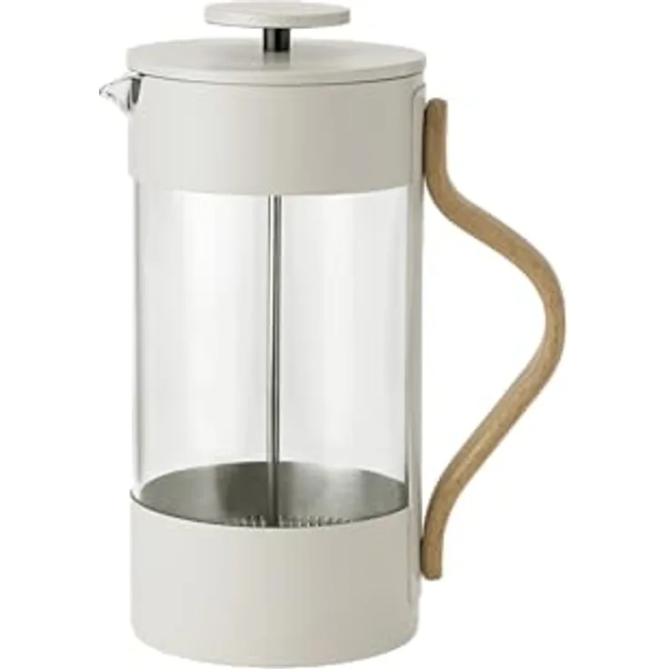 Stelton French Press Kanne, stelton EMMA Pressfilterkanne French Press sand 1 l - Retrodesign, umweltfreundlich, für 5 Tassen