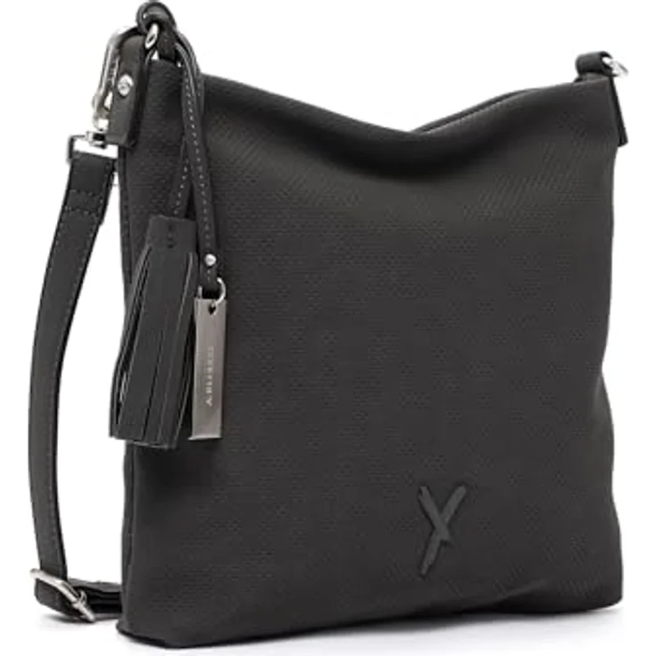SURI FREY Romy Basic Crossover Bag, Umhängetasche mit Perforation, Dark Grey – Bild 5