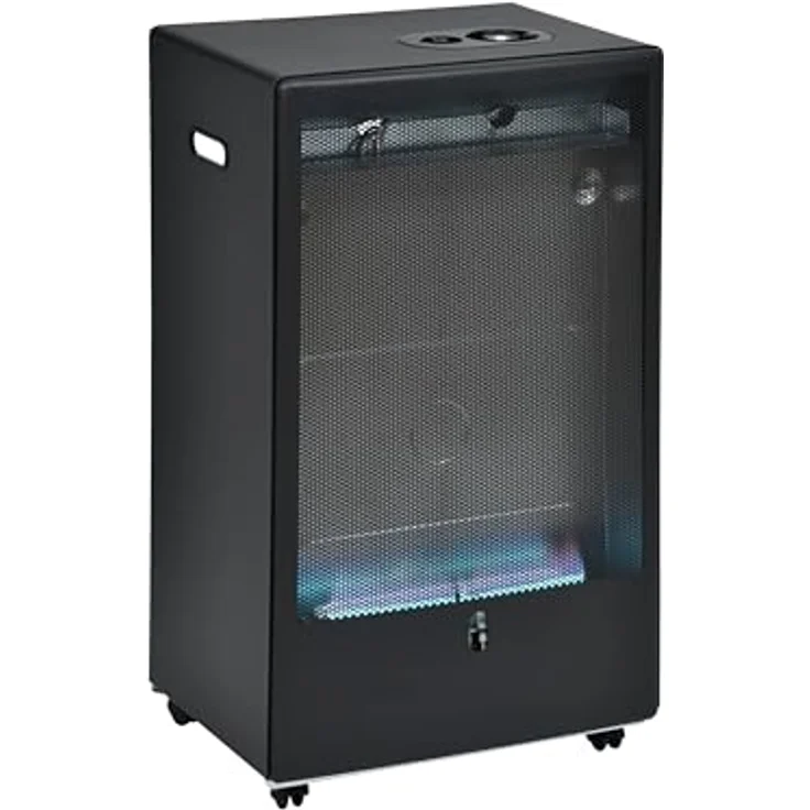 Firefix Gas-Heizofen 4200 ECO+, 7 Heizstufen, Schwarz, für Innen- und Außenbereich, inkl. Druckregler und patentiertem Thermostat – Bild 2
