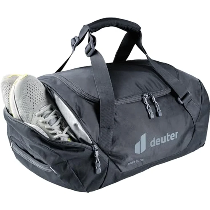 Deuter Duffel 35, Weekender Reisetasche 50 cm, schwarz, 100% Polyester, 50 x 23 x 30 cm – Bild 5