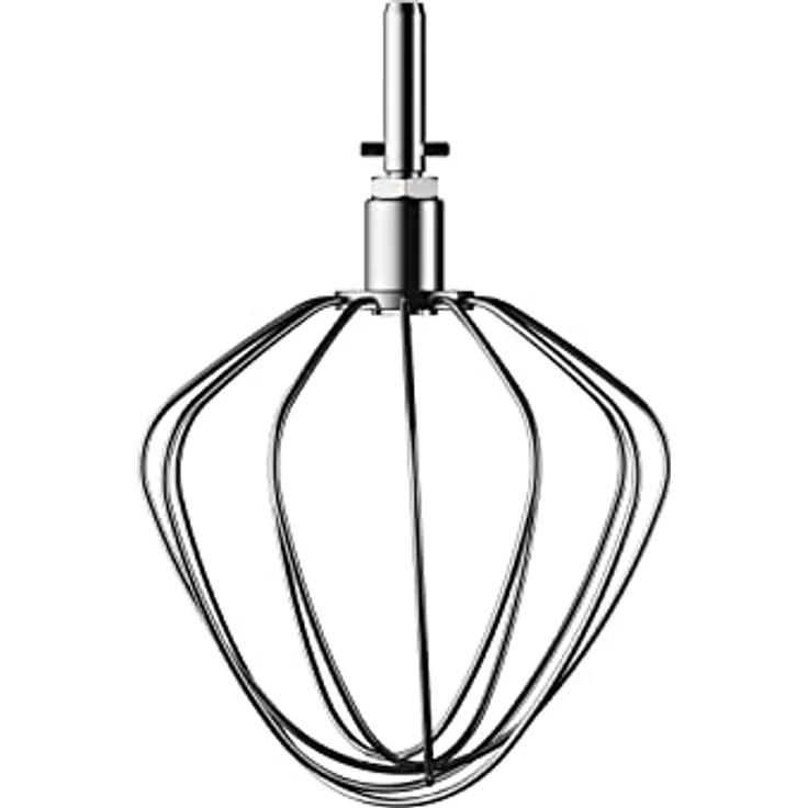 Kenwood Schneebesen aus Edelstahl KAT51.000SS, Zubehör für Kenwood Küchenmaschinen, Ballonschneebesen passend für alle Chef Küchenmaschinen, Spülmaschinenfest, Edelstahl, Silber