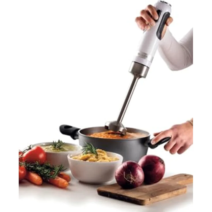 Ariete 0602/01 0,7 l Pürierstab 1000 W Weiß, leistungsstarker Stabmixer mit Edelstahlmesser – Bild 4