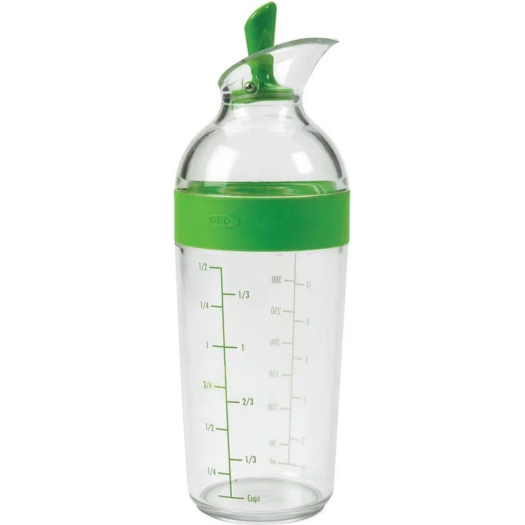 OXO Good Grips Dressing Shaker, 350 ml Kunststoff, auslaufsicher, BPA-frei, spülmaschinenfest