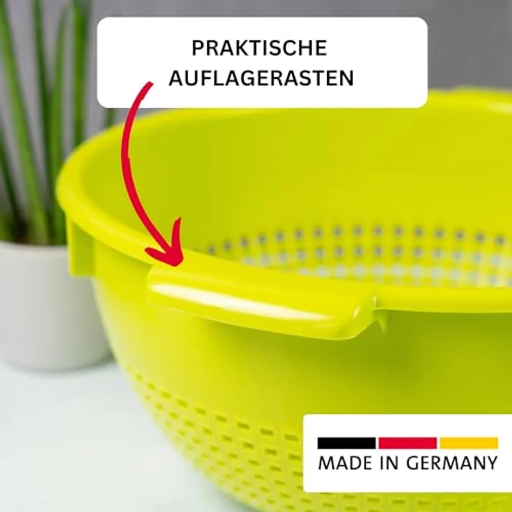 Westmark Salatseiher apfelgrün Ø 26 cm – Bild 4