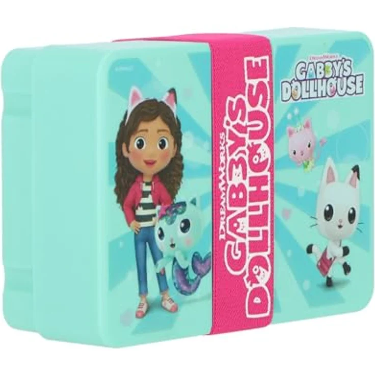 Gabby's Dollhouse Lunchbox vielseitige Brotbox für unterwegs, 18x13x5 cm, ideal für Kinder – Bild 4