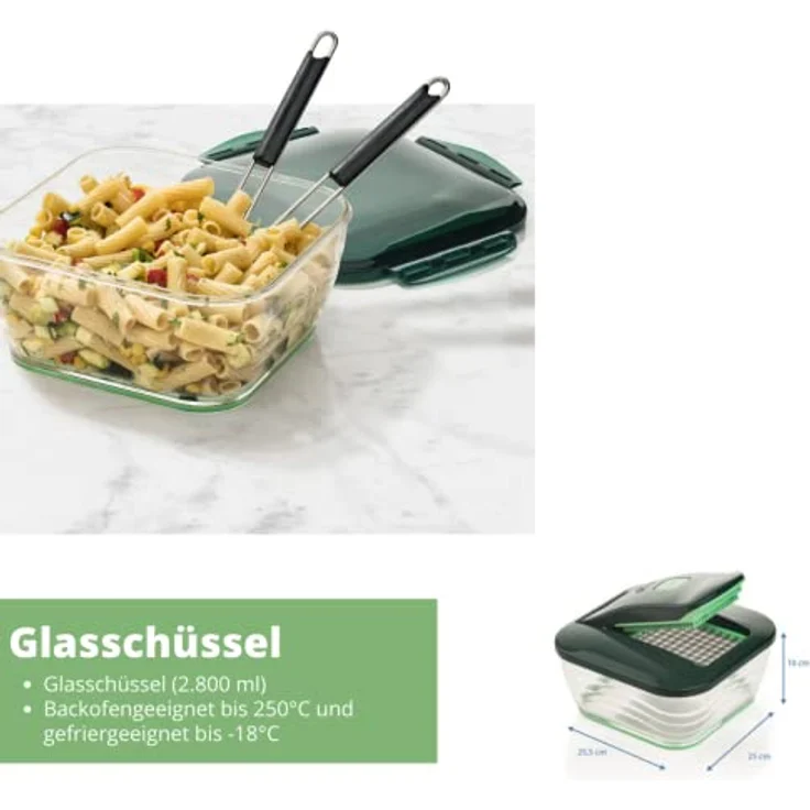 Nicer Dicer Chef, 18 Teile, mintgrün – Bild 7