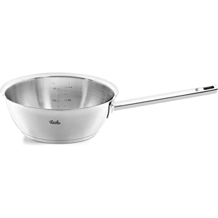 Fissler Original-Profi Collection / Edelstahl-Sauteuse (1,9 L, Ø 20 cm) mit Schüttrand und Innenskalierung - Induktion