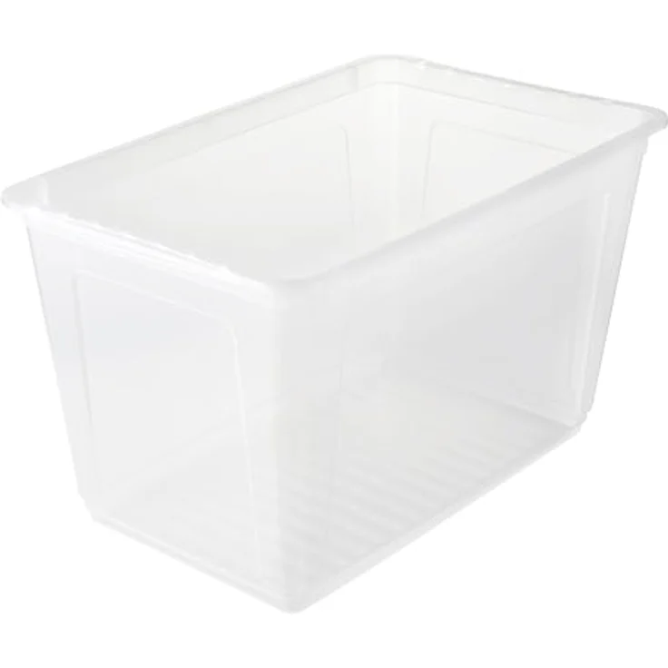 keeeper bea 3x Aufbewahrungsbox mit Air Control System, 59 x 39 x 35 cm, 52 l, transparent, stapelbar und belüftet – Bild 5