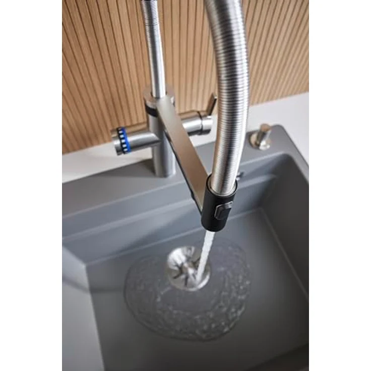 BLANCO CHOICE Icona | Multifunktionale Küchenarmatur in Edelstahl satin gold | Gekühltes & sprudelndes Wasser, kochend heiß | Inkl. App zur Individualisierung – Bild 2