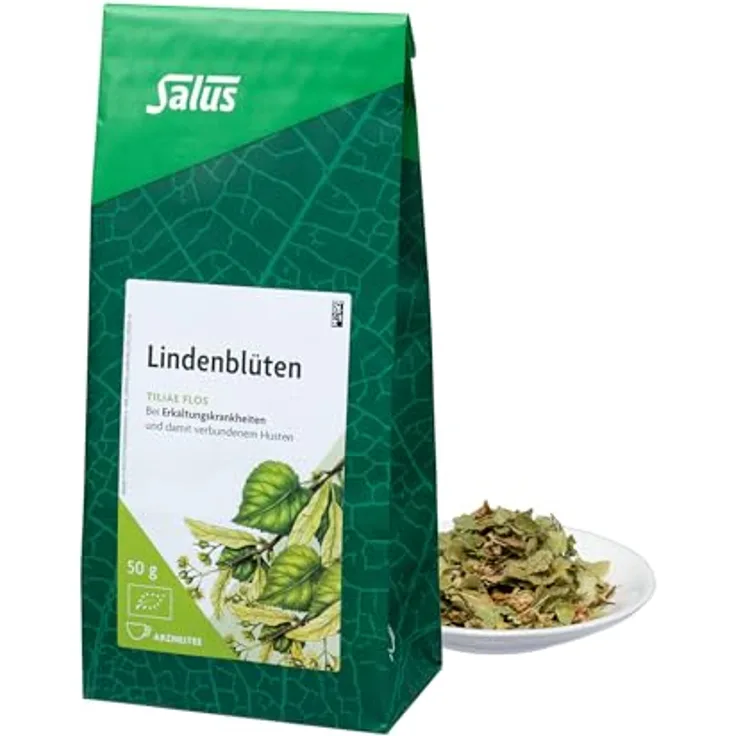 Salus Lindenblüten Arzneitee Tiliae flos, 50 g Tee bei Erkältungskrankheiten und Husten