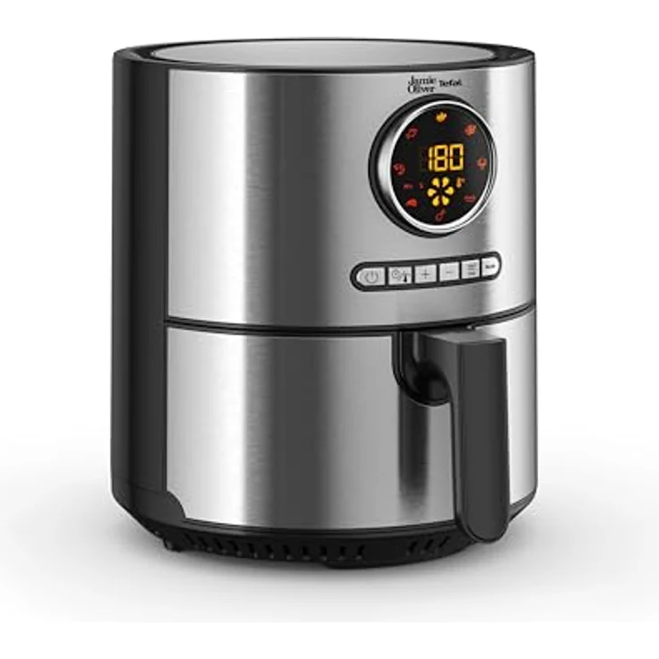Tefal Jamie Oliver Ultra Fry Heißluftfritteuse, 1630 W, XL 4,2 L, Touchdisplay, 8 Auto-Programme, Edelstahl, EY11JD10 – Bild 1